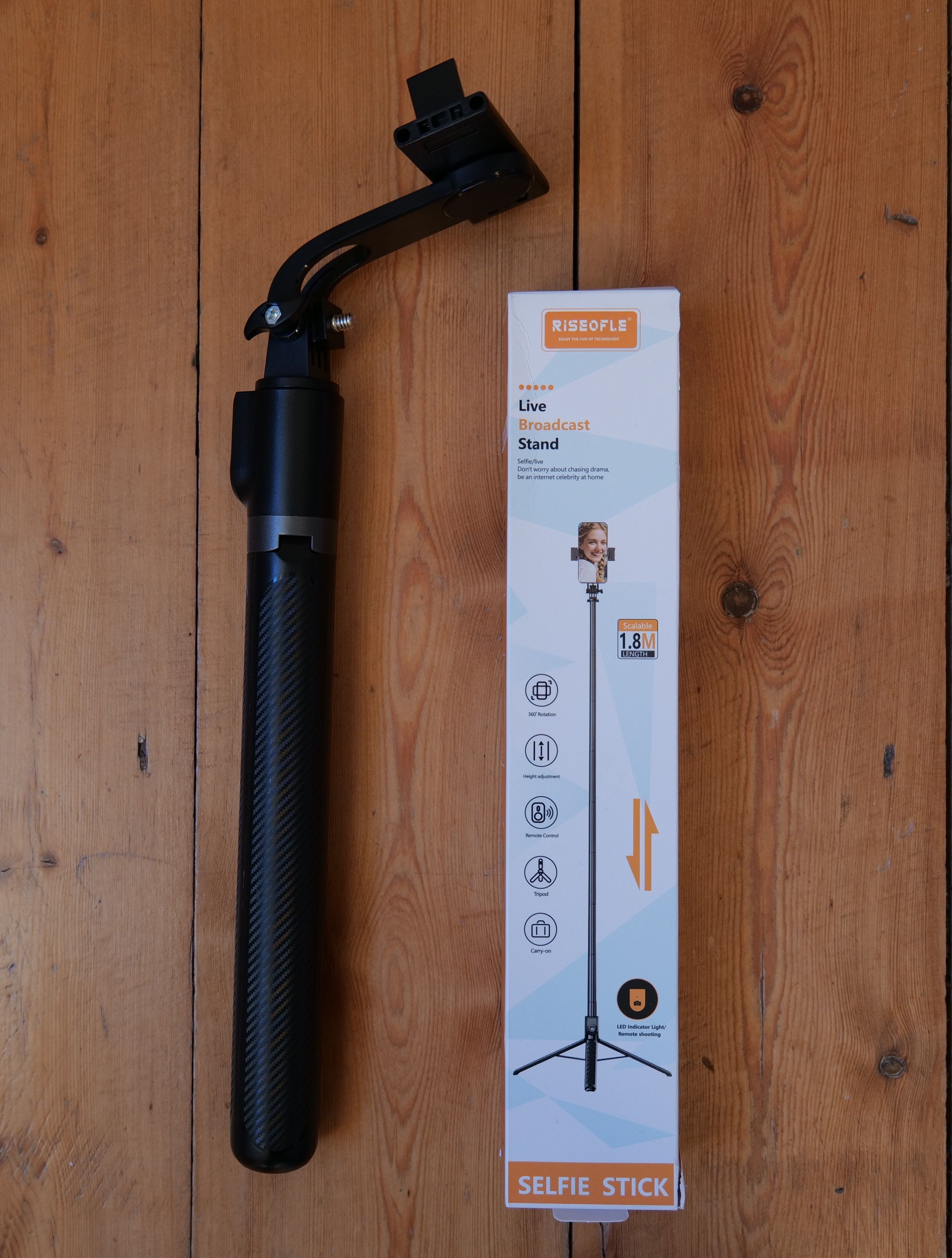 A photo showing a a Broadcast Stand for attachment for a Mobile Phone which could form part of my plan to achieve my goals in 2026....keep reading to find out more. Photo taken near Wild Wood, Guildford in January 2026 by Baldi, A.K.A Amonn AL-Mahrouq