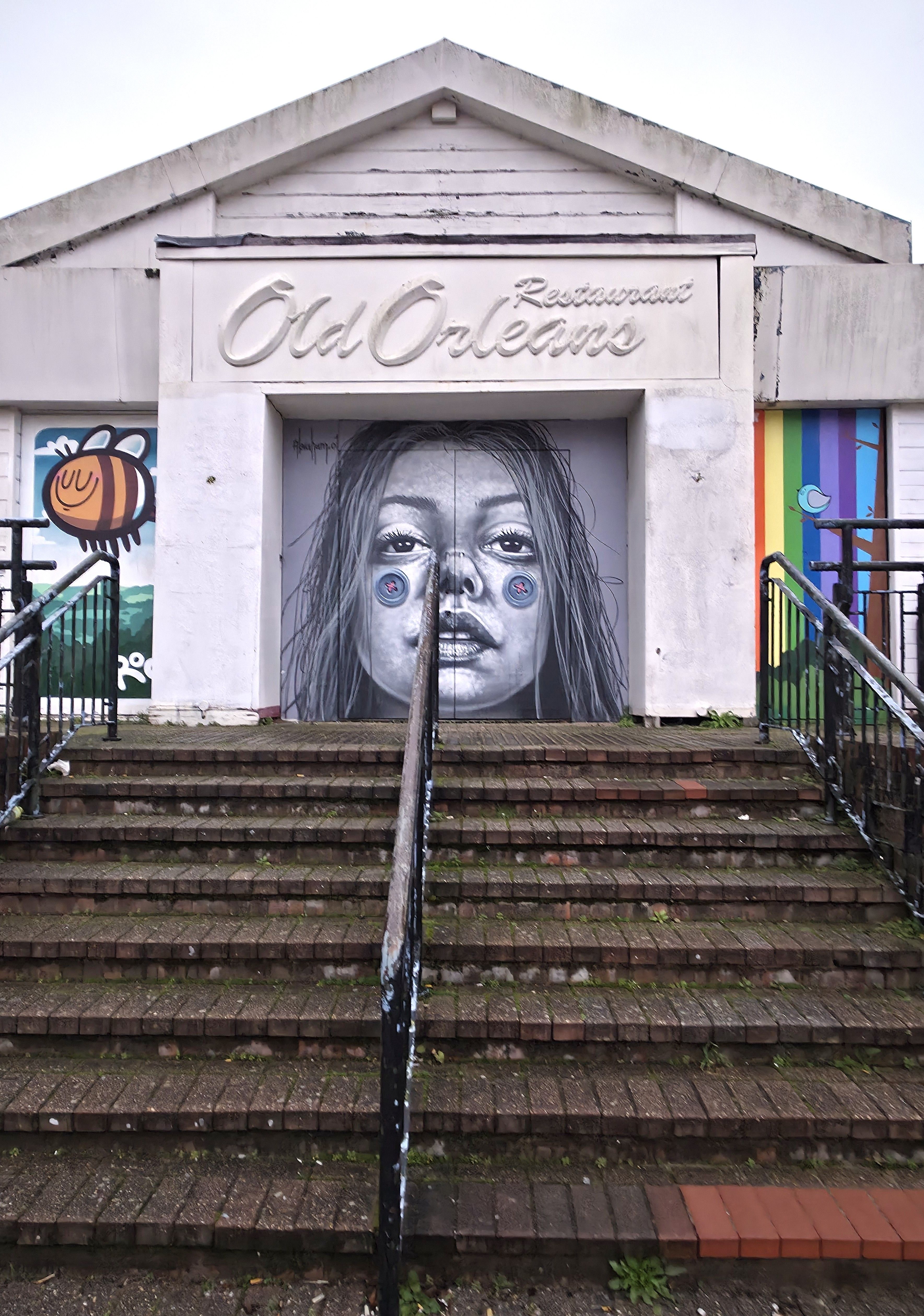 A fine example of inspirational Street Art found in a square in Guildford, Surrey, United Kingdom. Photo taken in October 2025 by Baldi, A.K.A Amonn AL-Mahrouq