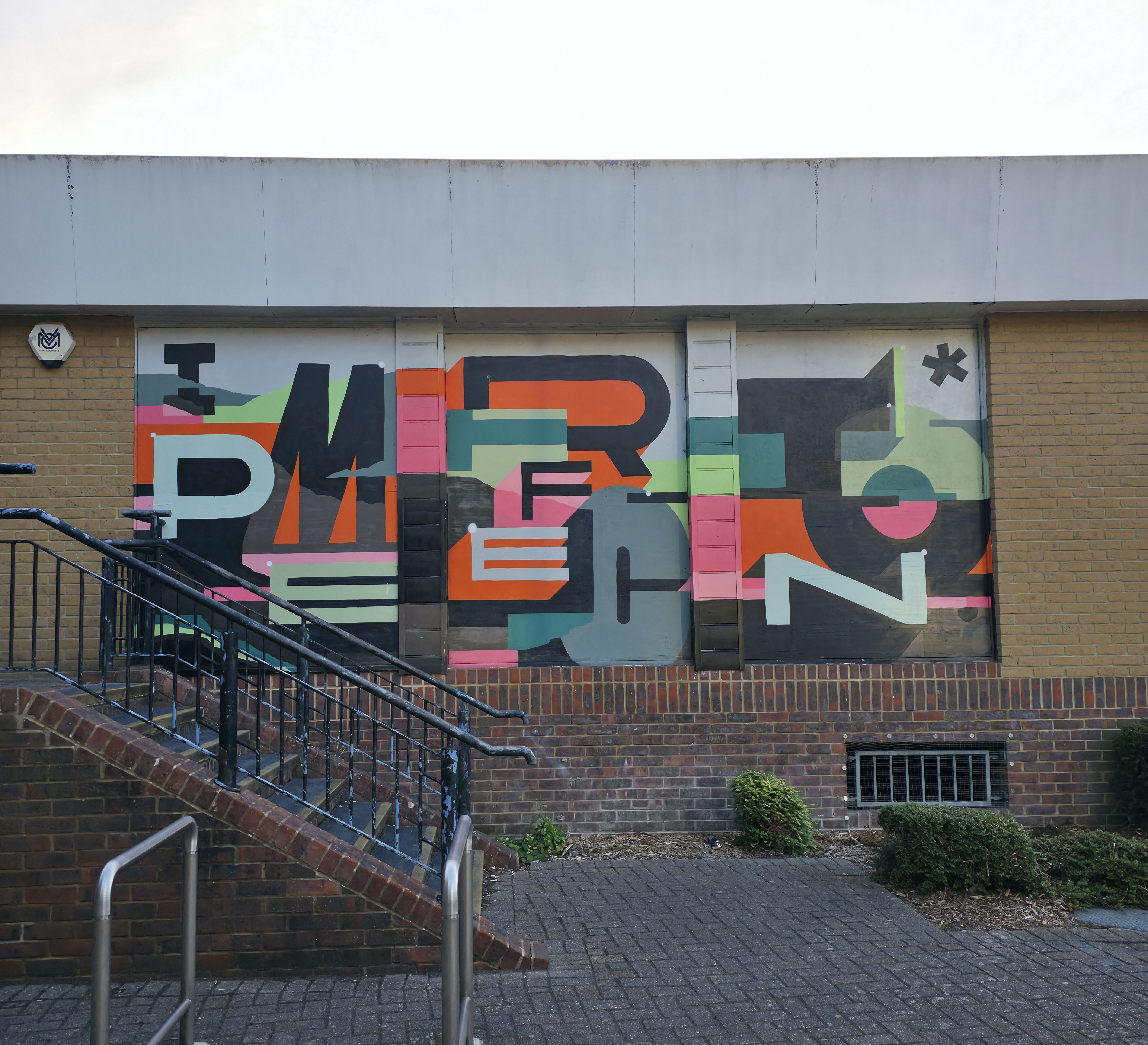 The seventh of eight inspirational examples of Street Art found in a square in Guildford, Surrey, United Kingdom. Photo taken in October 2025 by Baldi, A.K.A Amonn AL-Mahrouq.