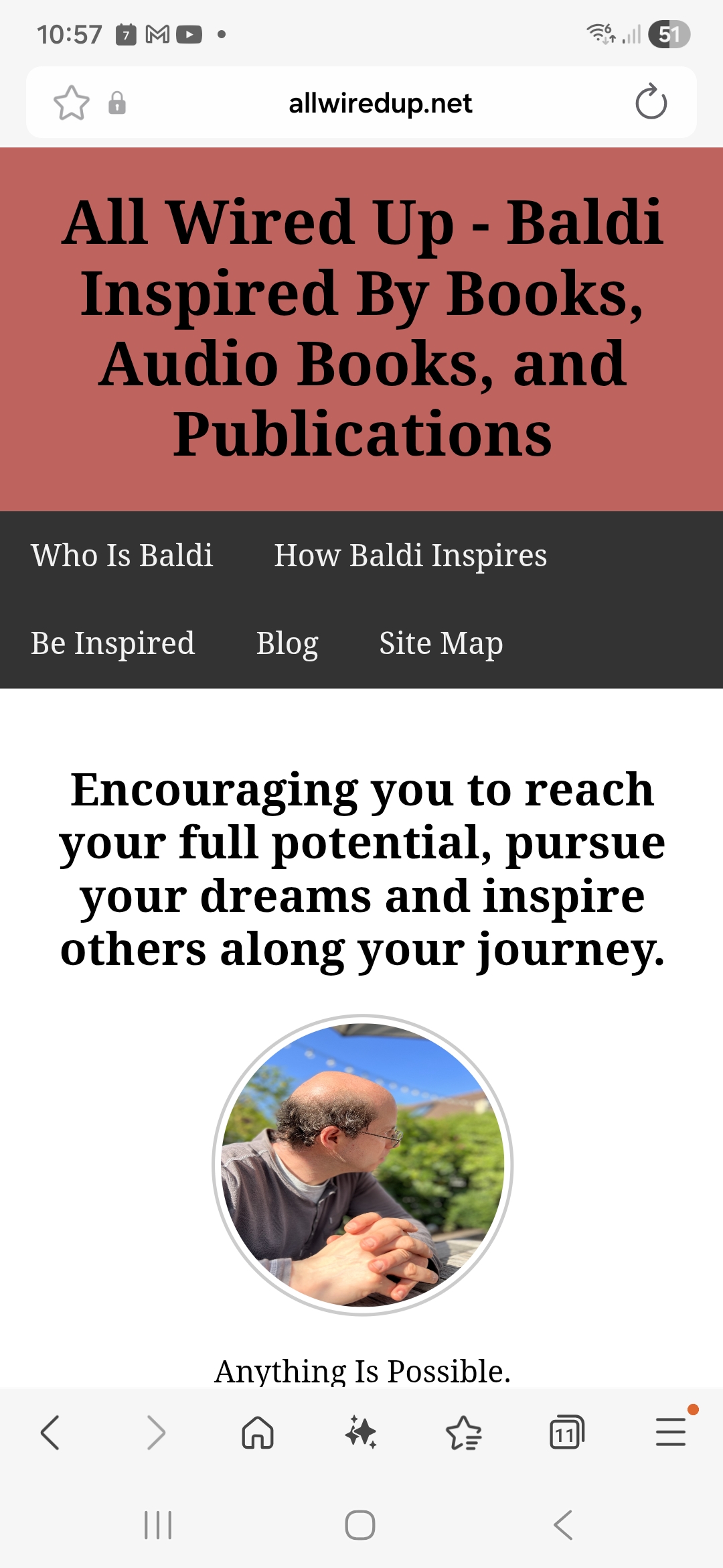 Photo of Baldi's, A.K.A Amonn AL-Mahrouq Home on the Web: All Wired Up, inspired by reading page.