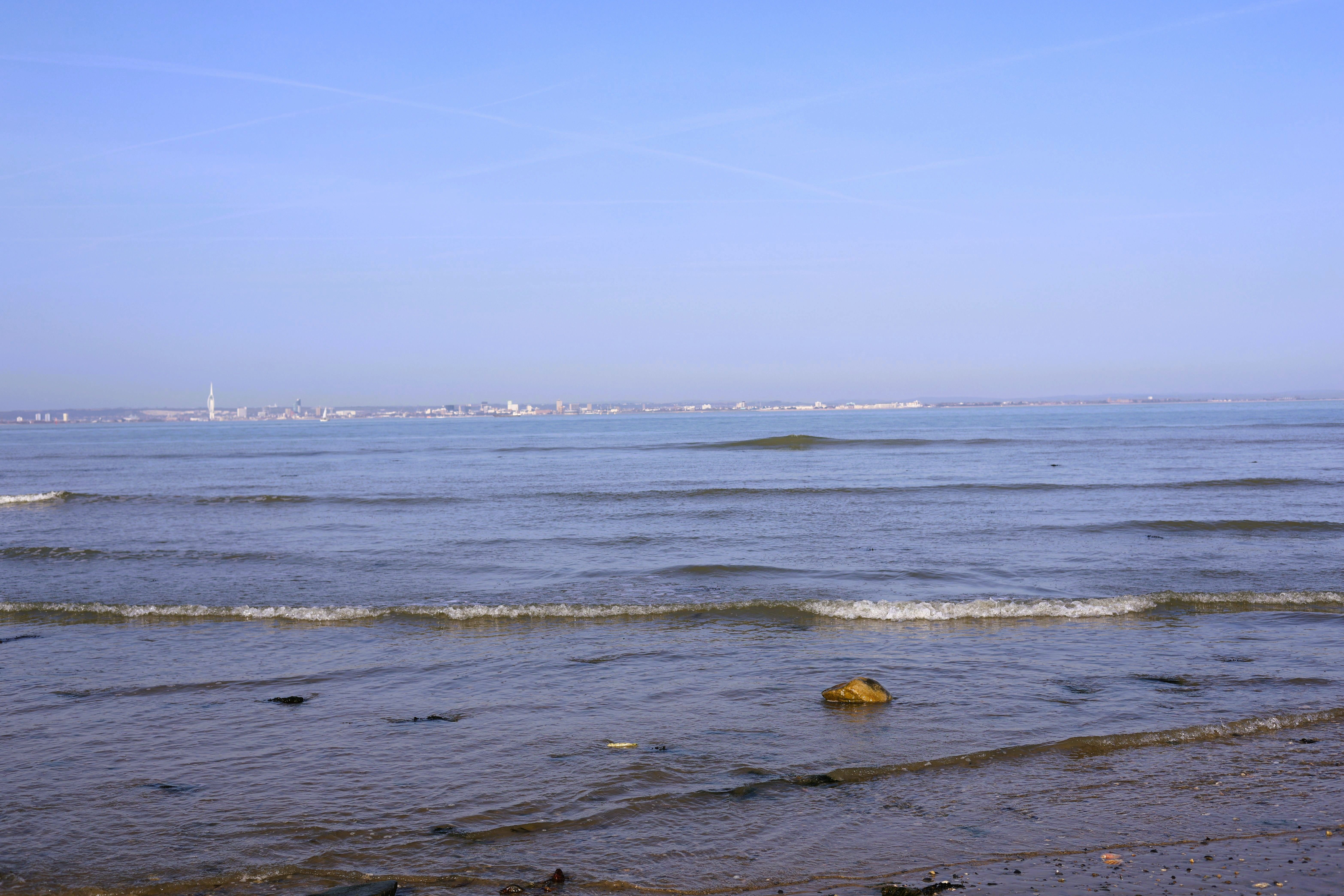 A photo showing Portsmouth from Ryde, Isle of Wight. Photo taken by Baldi, A.K.A Amonn AL-Mahrouq.
