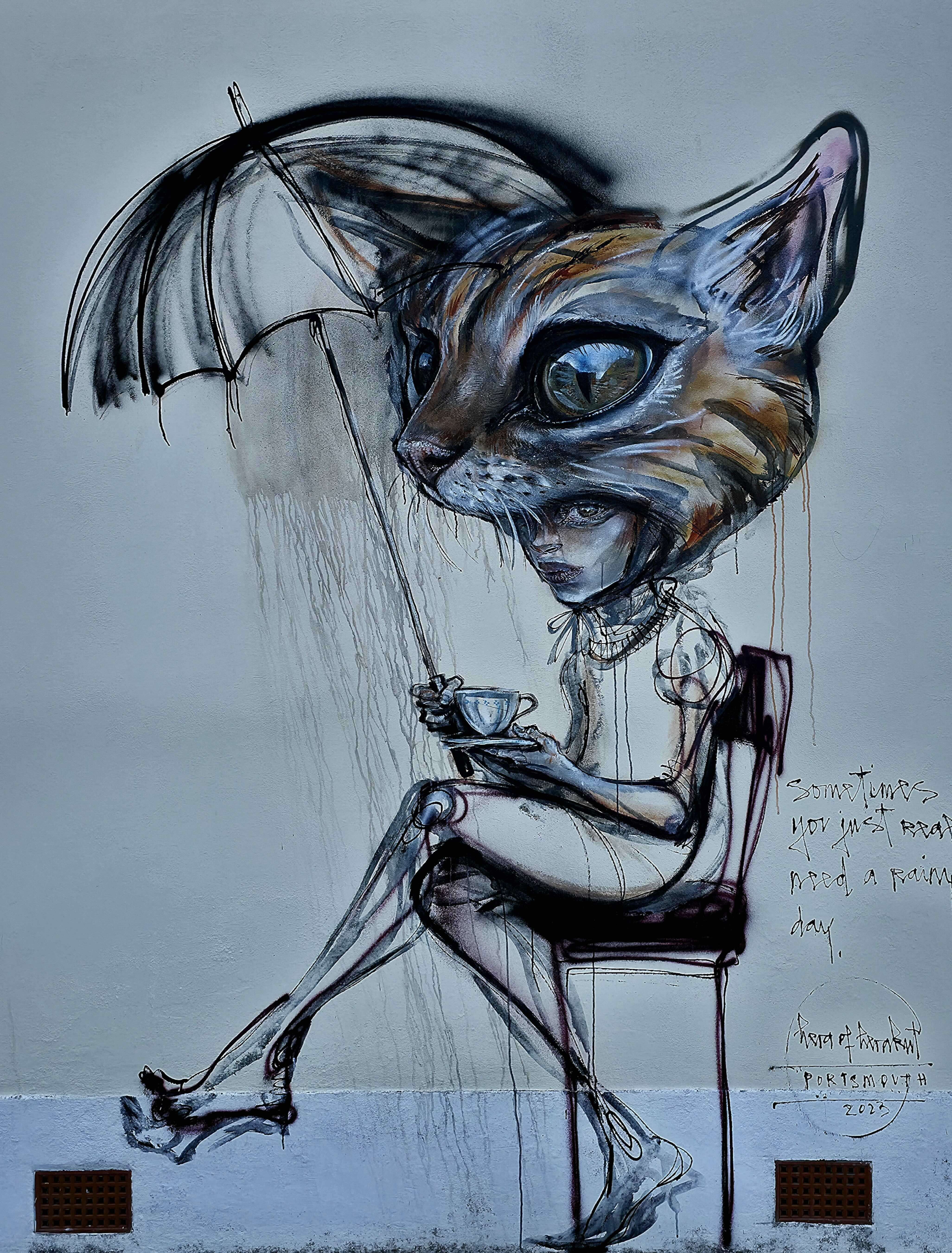 Photo of Street Art in Guildford, Surrey, United Kingdom. Photo taken in February 2026 by Baldi, A.K.A Amonn AL-Mahrouq