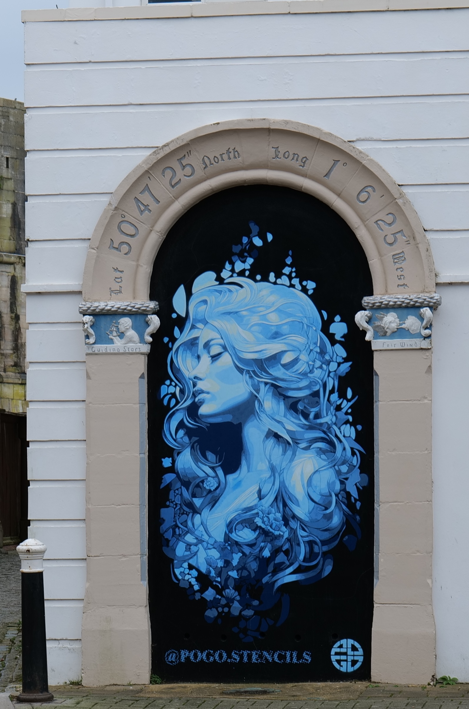 Photo of Street Art Door, found in Portsmouth Hampshire, United Kingdom. Photo taken by Baldi, A.K.A Amonn AL-Mahrouq