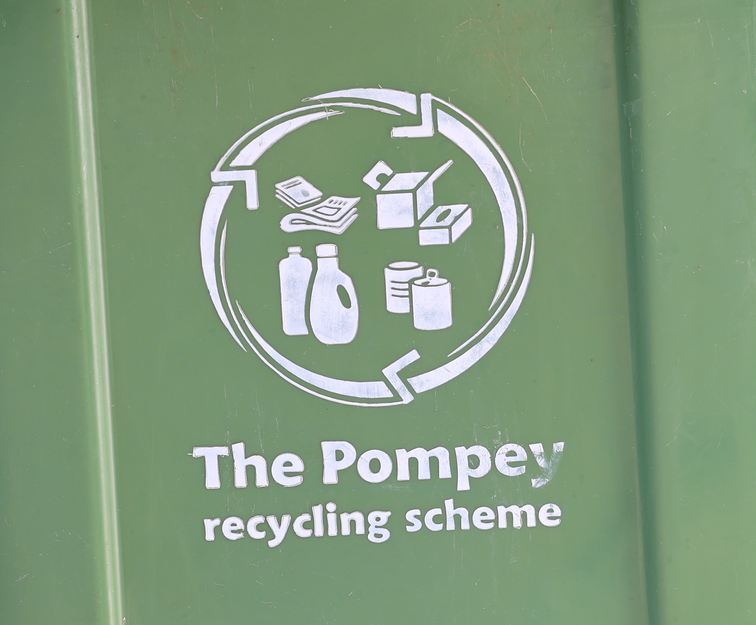 Photo of Baldi's local recycling bin and campaign to get others to recycle. Photo taken in May 2026, by Baldi, A.K.A Amonn AL-Mahrouq
