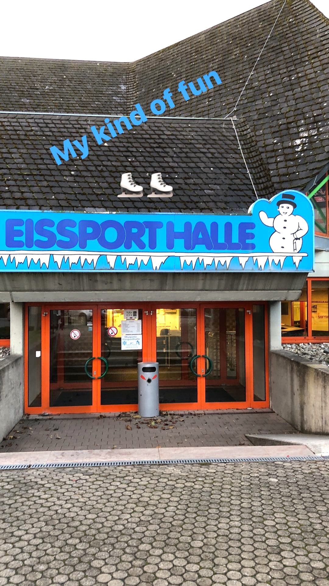 A photo taken by Baldi, A.K.A Amonn AL-Mahrouq of Willingen Outdoor Figure Skating Rink, Germany, whilst he was attending an Adult Figure Skating, and Ice Dance Course.